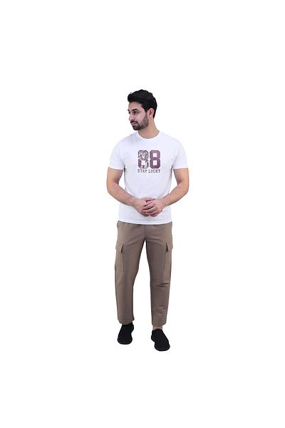 Giordano Men's Cotton Jersey Print Tee (AI TEE)