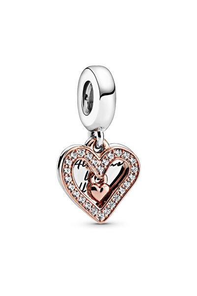 Pandora Işıltılı Sallantılı Kalp Charm