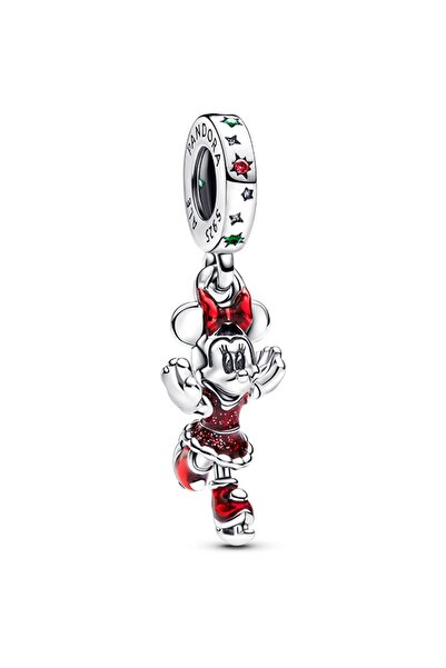 Pandora Minnie Mouse Ice Skating Dangle Charm