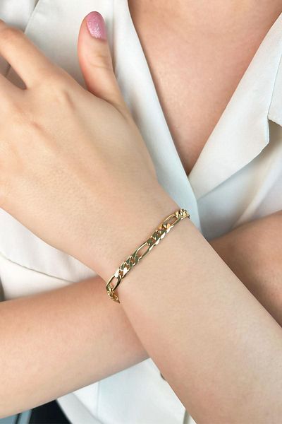 Sose Moda Xuping Chain Model Bracelet Imprint - Gold