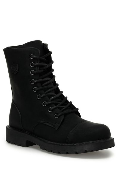Kinetix SUAREZ 3PR Black Men's Biker Boots