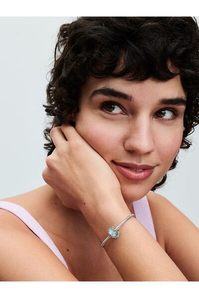 Pandora Disney Kül Kedisi Sinderella Murano Cam Charm