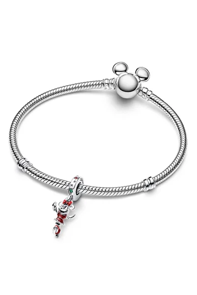 Pandora Minnie Mouse Ice Skating Dangle Charm