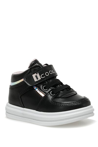 I COOL Vysoké dívčí černé tenisky Molına 2pr