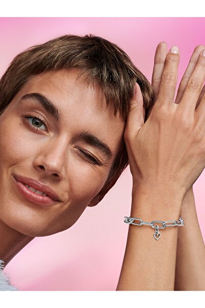 Pandora ME El Yapımı Kalp Mini Sallantılı Charm