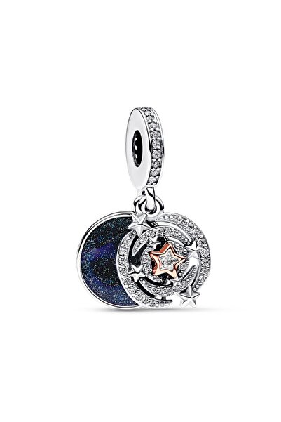 Pandora İki Renkli Kayan Yıldız Çift Sallantılı Charm