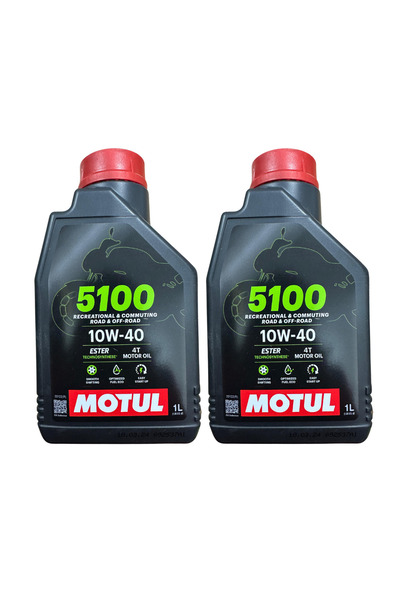 Motul 5100 10w-40 4t 1 L Motosiklet Motor Yağı 2024 - 2 Adet