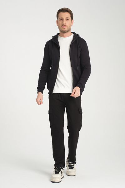 Rodi 3 Thread Zipper Hooded Sweatshirt 6052