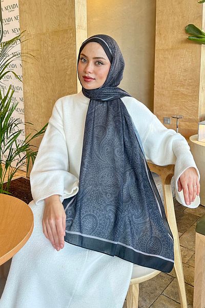 lamelif.com Памучен шал с ретро модел