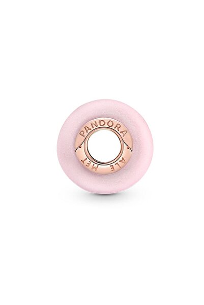 Pandora Mat Pembe Murano Cam Charm