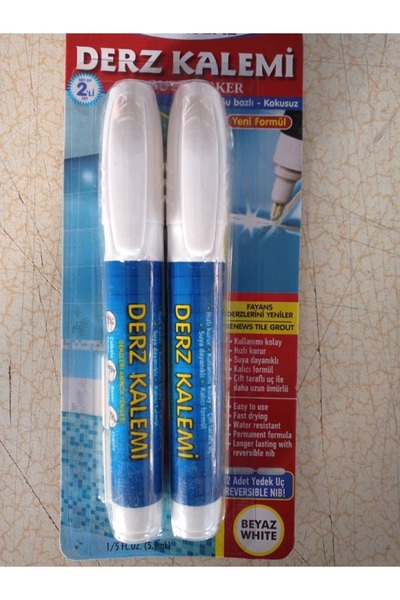 Vodaseal 2 Li Derz Kalemi-beyaz-(2 ADET YEDEK UÇLU)