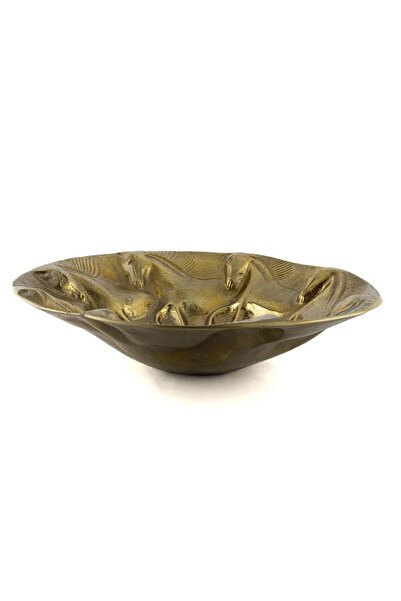 Mikasa Moor ANTİK GOLD HORSE METAL DUVAR DEKORU/TABLO 44X10CM