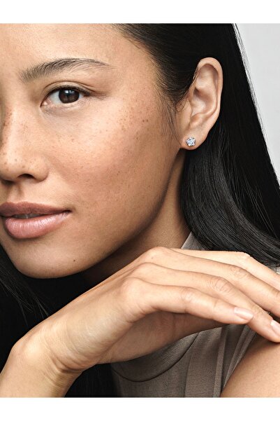 Pandora Gökyüzü Işıltılı Yıldız Çivi Küpe