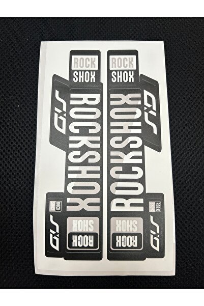 bisiklet dünyam Rockshox Maşa Sticker Elektrikli Bisiklet Aksesuarı Ve Çeşitleri