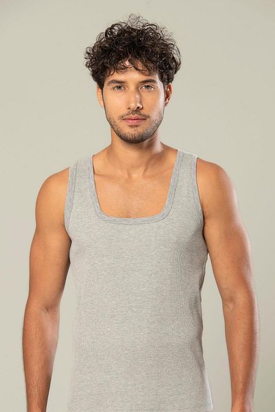 ERDEM İÇ GİYİM Erdem Grey Camisole Singlet 1128