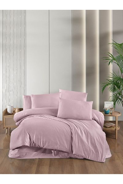 Home طقم غطاء لحاف من الساتان القطني المزدوج من CIQRIK HOME