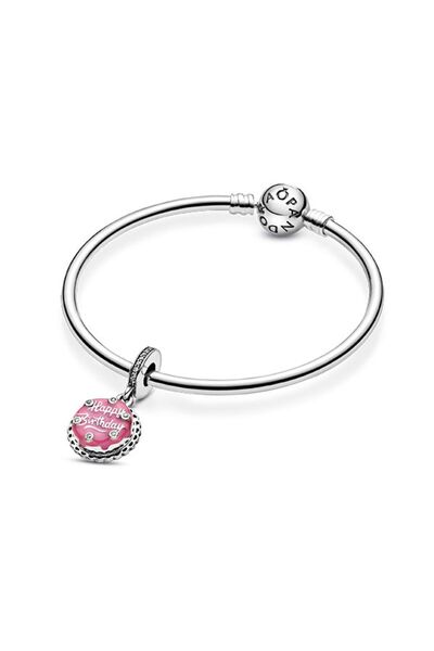 Pandora Pembe Doğum Günü Pastası Sallantılı Charm