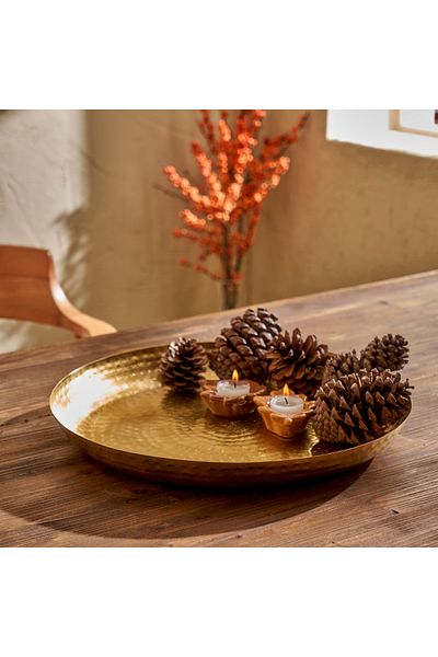 Bella Maison Serra Decorative Plate Gold (40 cm)