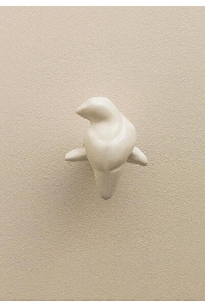 SUME Dekoratif Tekli Kuş Modern Askılık Duvar Dekoru Askılık