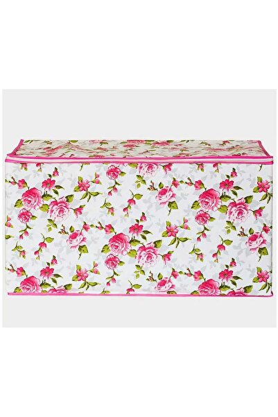 CENGİZ ÇEYİZ Vaybe Tela Fermuarlı Desenli Kazak Hurcu 50x30x25