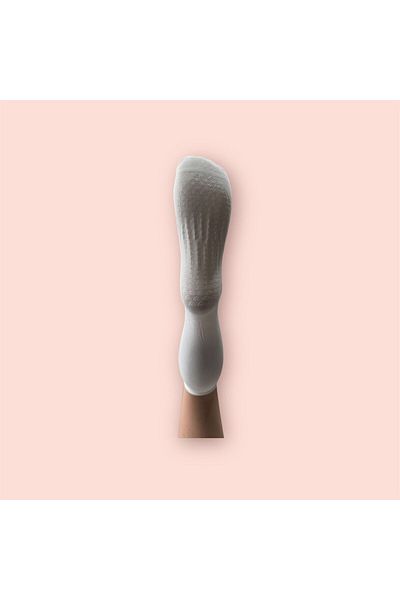 Dore Women's Cream Color Anti-Slip Hajj and Umrah Tawaf Socks Knee Socks