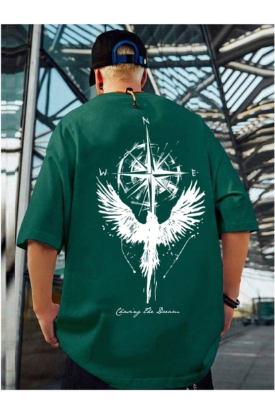 MOONBULL Ανδρικό μπλουζάκι Chasing The Dream Back Printed Oversize