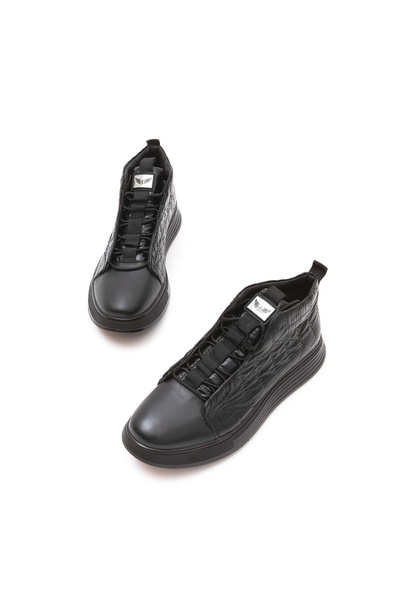 Tamer Tanca Ανδρικές δερμάτινες/υφασμάτινες μπότες casual 381 16360 Erk Boots Sk22/23