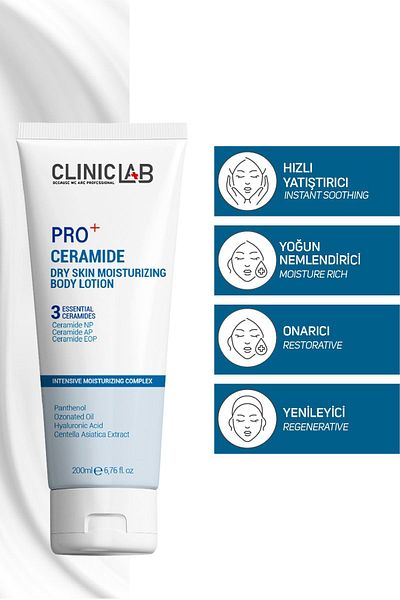 Cliniclab Ceramide Repairing and Moisturizing Lotion 200 ml