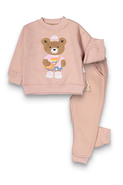 baby flamindo Baby Flamindo Plush Bear 3 Threads Girl's Suit