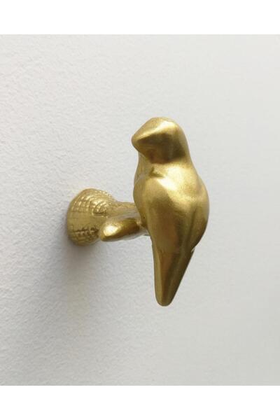 SUME Dekoratif Tekli Kuş Modern Askılık Duvar Dekoru Askılık