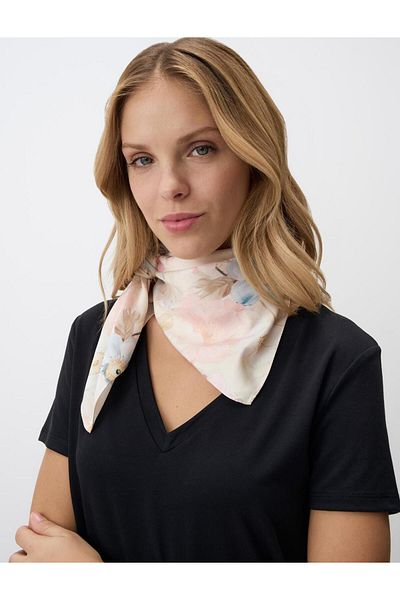 Jimmy Key Mixed Floral Print Scarf