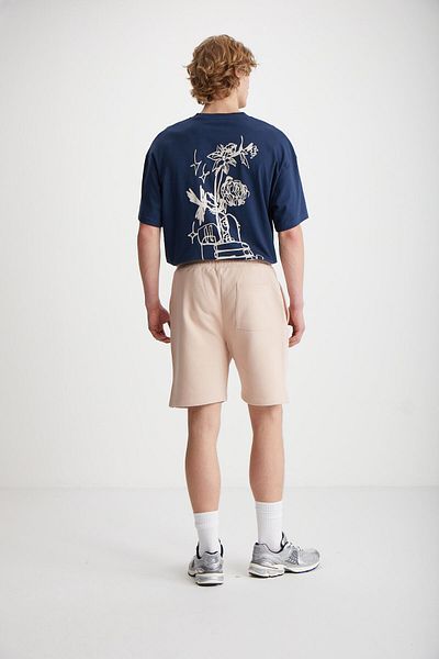 GRIMELANGE Uncertaın Men's Comfort Fit Pink Shorts & Bermudas