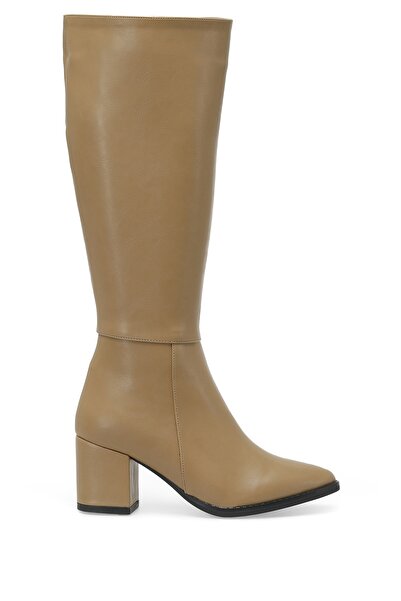 Butigo Lılıana 2pr Camel Kadın Topuklu Çizme