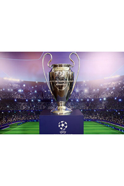 UĞUR MOBİLYA UEFA ŞAMPİYONLAR LİGİ KUPASI KALİTELİ METALİK KAPLAMA 20 CM HEDİYELİK