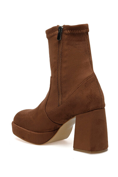 Butigo Dámské kozačky na podpatku Jude 2pr Tan