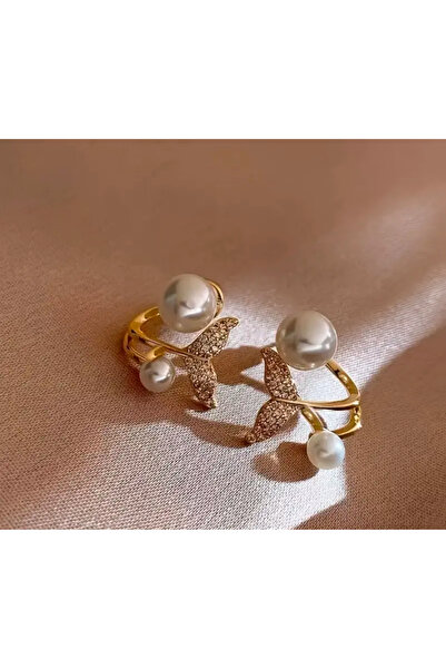 KÜP AKSESUAR الزركون حجر ذيل السمكة منقوشة الأقراط