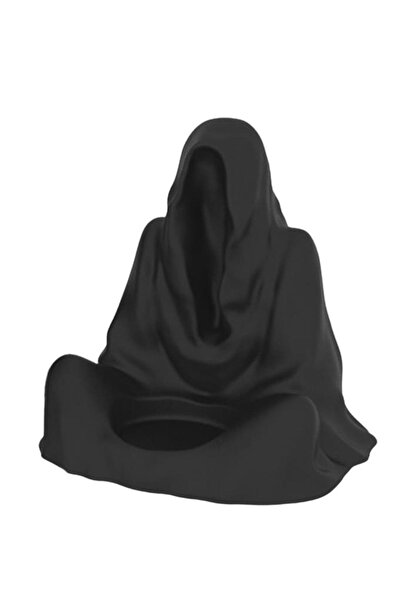 SUME Dekoratif Ghost Hayalet Figürlü Tealight Mumluk Ev Dekoru Ofis Dekoru Süs