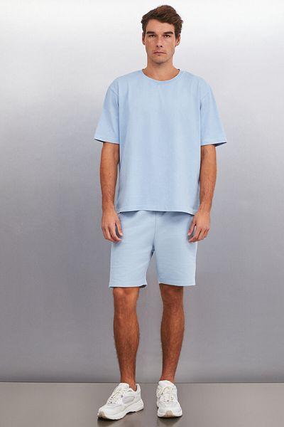 GRIMELANGE Uncertaın Herren-Shorts und Bermudas mit bequemer Passform in Blau