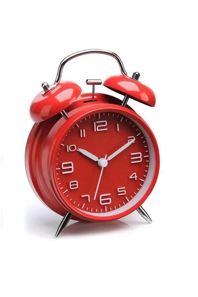 SUME Dekoratif Çalar Saat Ev Ofis Aksesuar Nostaljik Işıklı Masa Saati