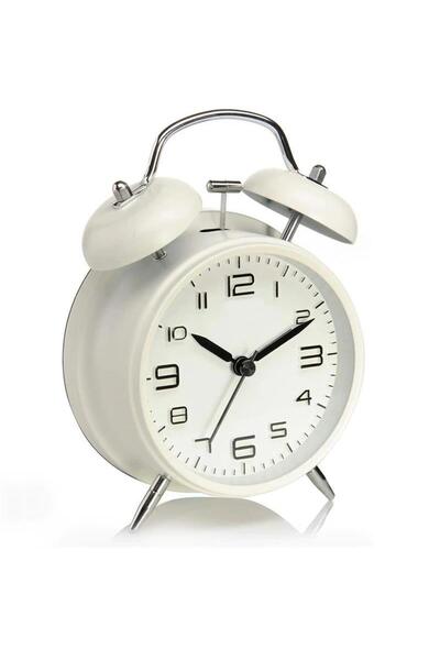 SUME Dekoratif Çalar Saat Ev Ofis Aksesuar Nostaljik Işıklı Masa Saati