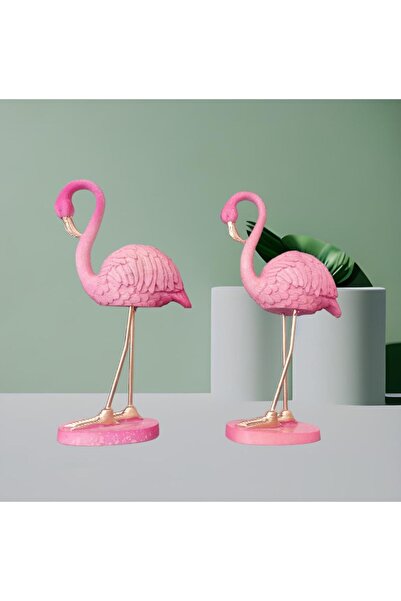 SUME Dekoratif Ikili Flamingo Biblo Ev Dekorasyon Biblo