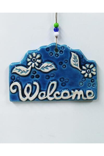 SUME Κεραμικό διακοσμητικό χειροποίητο στολίδι τοίχου  "Welcome "
