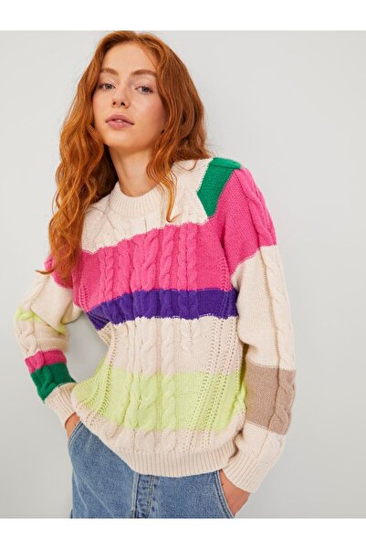 JJXX Jack&jones Crew Neck Bone Women's Knitted Sweater12246501