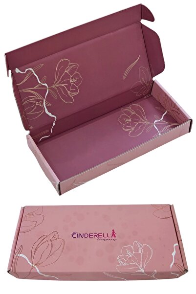 Cinderella FLOWER Hediye Kutusu Pembe 3x10x22cm - Eşe Anneye Kadına Sevgiliye...
