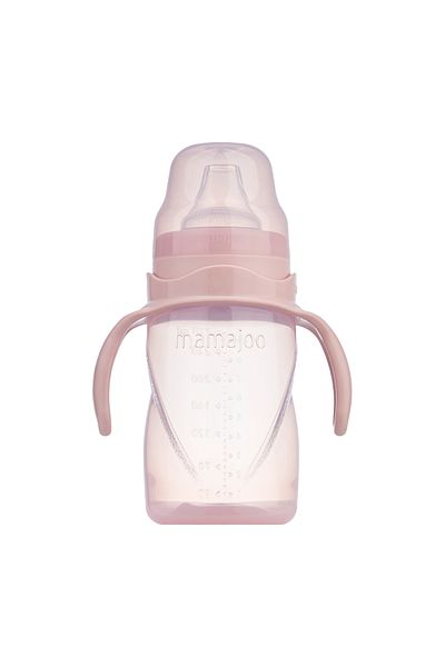 Mamajoo Damlatmaz Eğitici Kulplu Bardak, 270 Ml, Powder Pink, 1 Adet