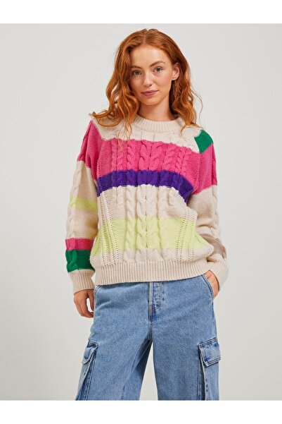 JJXX Jack&jones Crew Neck Bone Women's Knitted Sweater12246501