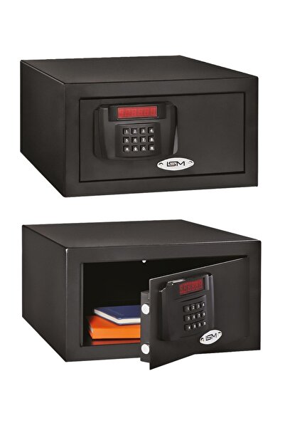 ISM Oda Kasası Laptop Size Siyah Otel Tipi Ev Tipi Para Kasası