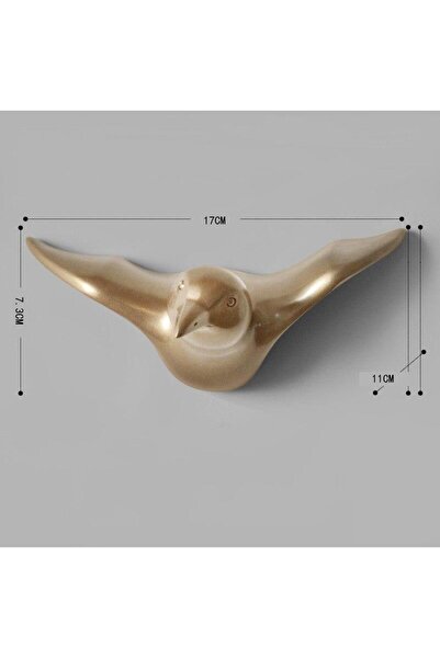 SUME Dekoratif Tekli Kuş Modern Duvar Askılık Ev Dekorasyon Kuş Duvar Dekoru