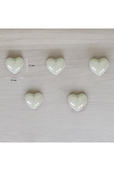 SUME 5 Adet Modern Kalp Kulp Bebek Çocuk Genç Odası Çekmece Dolap Mobilya Kulpu