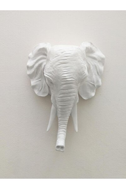 SUME Dekoratif Fil Kafası Askılık Modern Duvar Dekoru Ev Dekorasyon Duvar Ask...